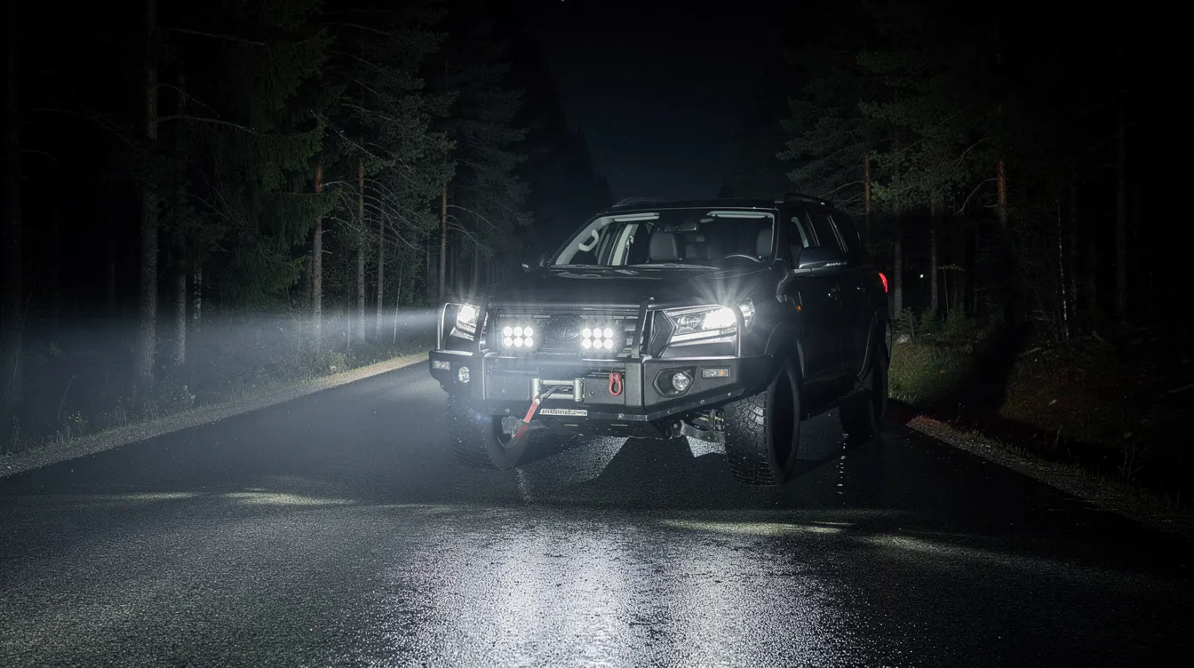 Automatisk avbländning av LED-extraljus vid möte – sensor- och reläsystem för säker och laglig körning på svenska vägar
