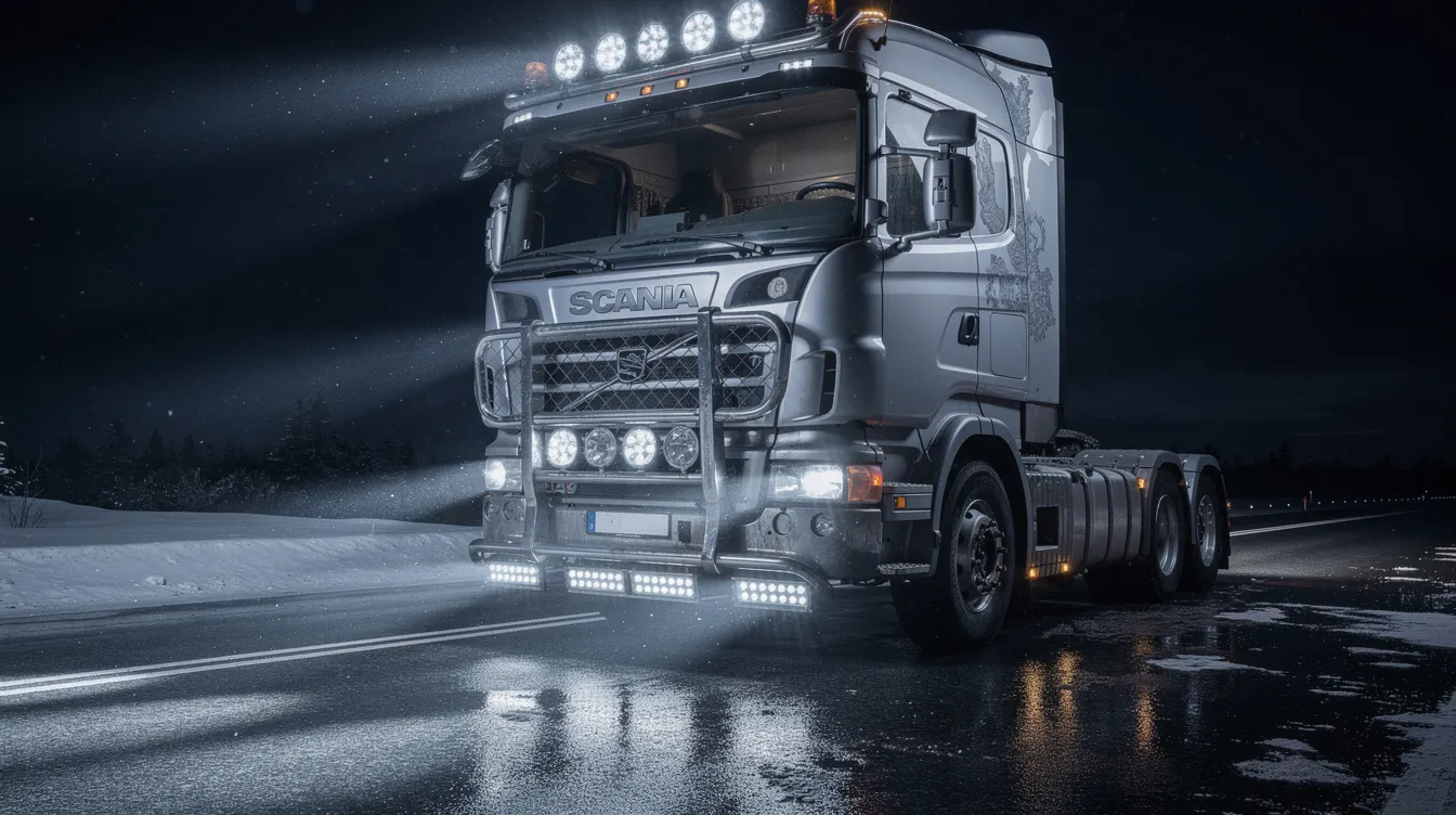 EMC-störningar från LED-extraljus på lastbil – radiostörningar och elektromagnetisk interferens från LED-drivdon på tunga fordon i svenska förhållanden