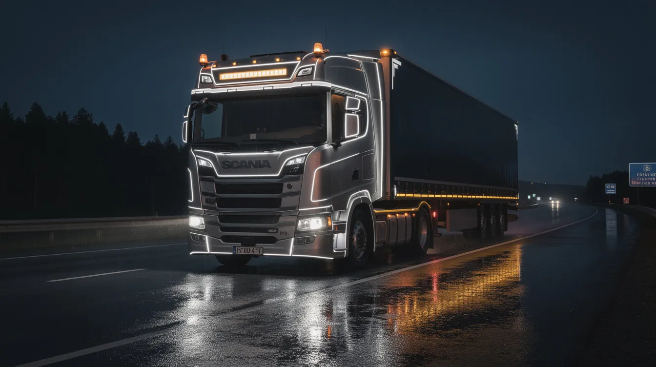 Lastbilsljus: Konturbelysning krav & LED-val 2024