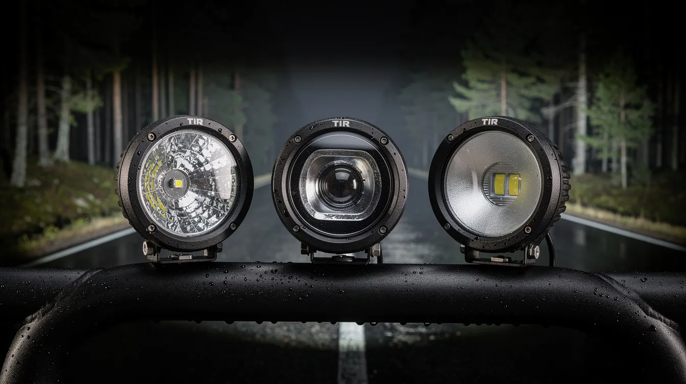 Reflektor, lins eller TIR-optik i extraljus – vad passar dig?