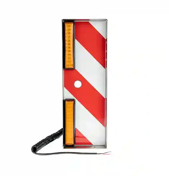 Bred last: ljus och skyltar