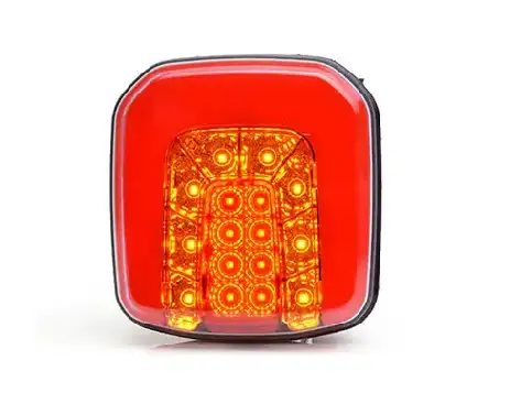 Fyrkantiga LED-bakljus