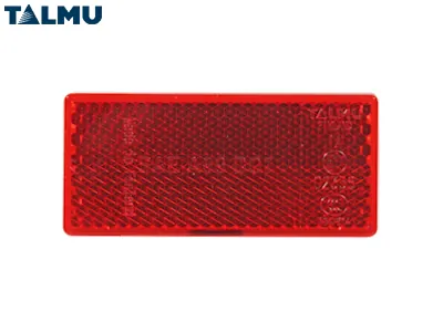 TALMU Reflektor Röd 69x31.5mm Självhäftande - Ledextraljus.eu
