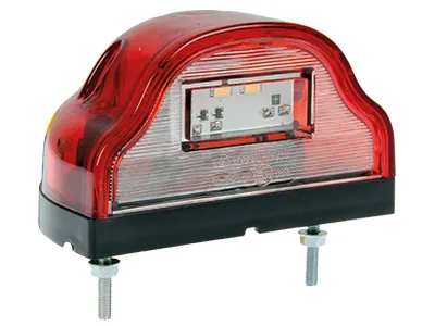 LED Registreringsskyltbelysning 12-24V 6xLED E-godkänd Skyltlampa - Ledextraljus.eu