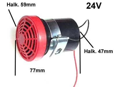 Backlarm Ö 47/59mm 24V - Ledextraljus.eu