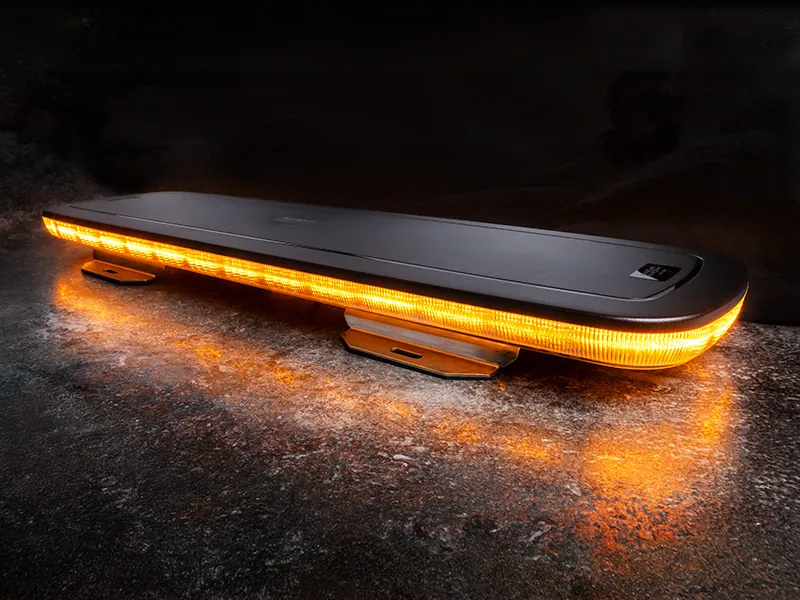 BULLBOY LED Beacon Panel 829mm Gul Varningsljuspanel 10-30V ECE R65 - Ledextraljus.eu