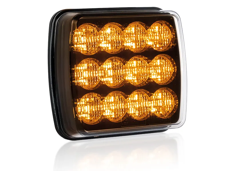 Optibeam Dark Phantom LED-bakljus 12-24V med integrerade blinkers - Bild 2