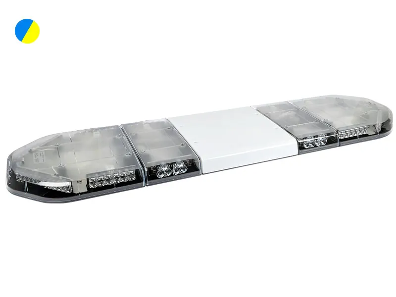 LED Lightbar Varningsljusramp 1252mm 12V Dubbellfärgad - Bild 2