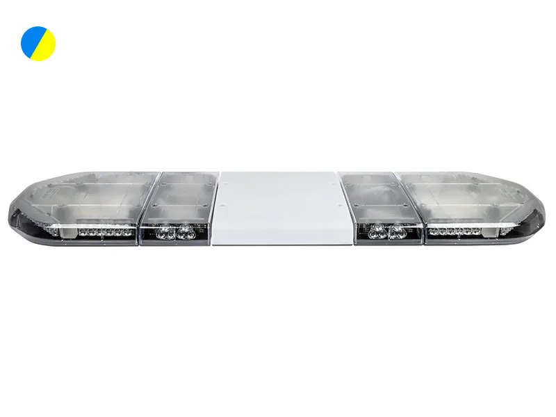 LED Lightbar Varningsljusramp 1252mm 12V Dubbellfärgad - Bild 3