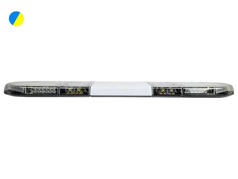 LED Lightbar Varningsljusramp 1252mm 12V Dubbellfärgad - Bild 4
