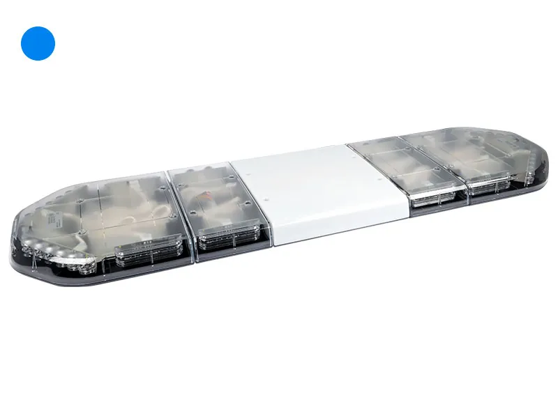 LED Lightbar 1252mm Blå 12V med Alley och Take Down Lights - Bild 2