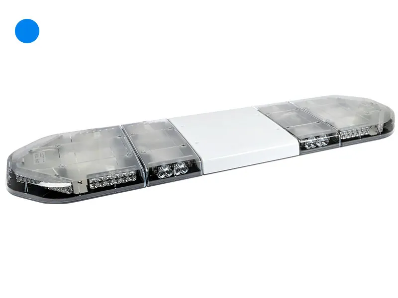 AXIXTECH LED Lightbar 1092mm Blå Varningsljusramp 12V med Alley & Takedown Lights - Bild 2