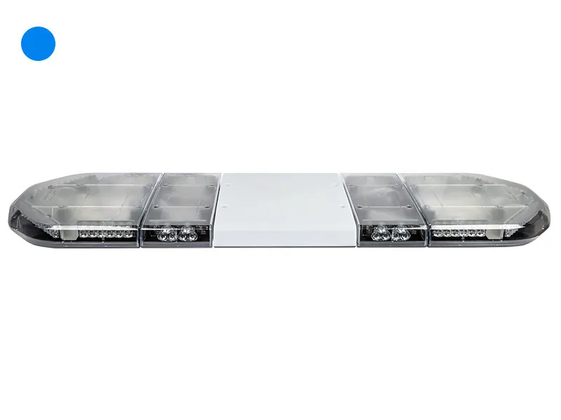AXIXTECH LED Lightbar 1092mm Blå Varningsljusramp 12V med Alley & Takedown Lights - Bild 3