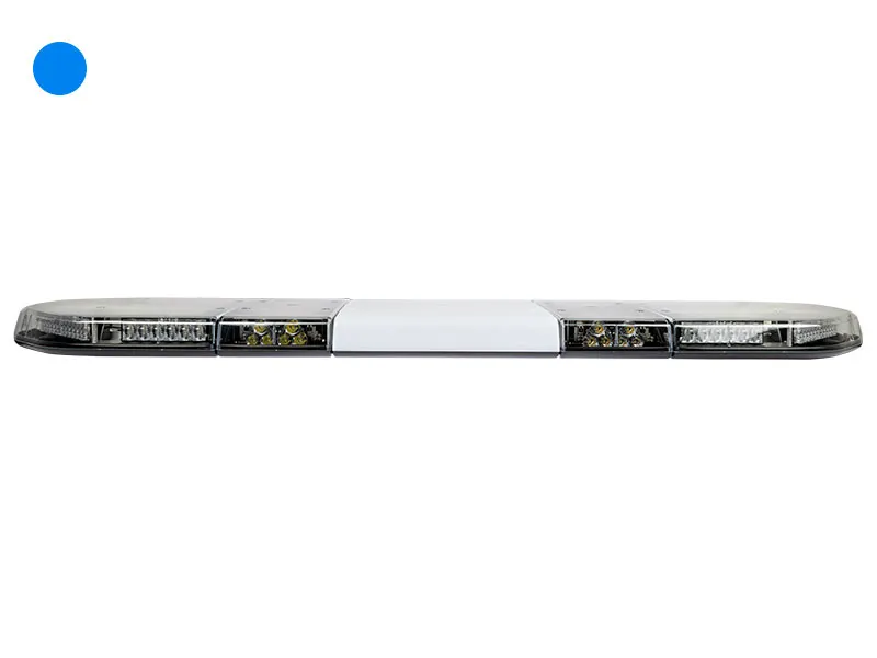 AXIXTECH LED Lightbar 1092mm Blå Varningsljusramp 12V med Alley & Takedown Lights - Bild 4