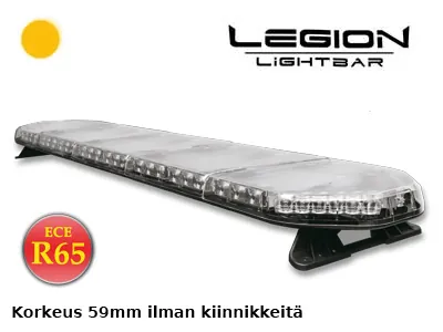 AXIXTECH LED Beacon Panel 1537mm Varningsljus Bärnstensgul 12-24V ECE R65 - Ledextraljus.eu