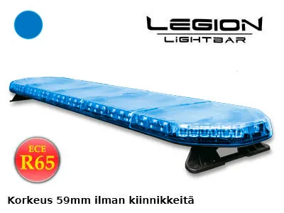 AXIXTECH LED Beacon Panel Blå 12-24V 1524mm ECE R65 Godkänd - Ledextraljus.eu