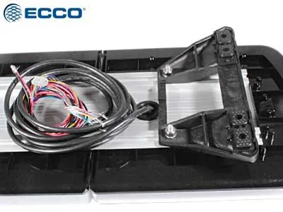ECCO LED Beacon Panel 1070mm Varningsljusramp 12-24V Bärnsten - Bild 3