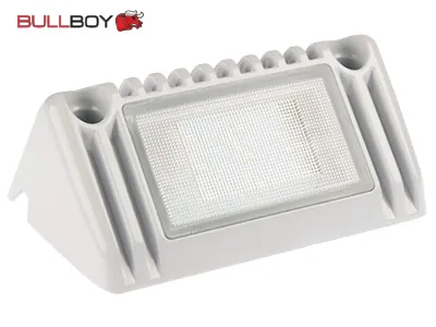 BULLBOY LED Scenelight 770lm 12-24V Arbetsbelysning Vit Aluminiumram - Ledextraljus.eu