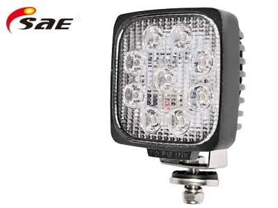 SAE LED Arbetsbelysning 27W 1450lm 9-36V Flodljus - Ledextraljus.eu