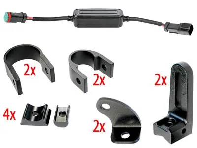 SAE LED Arbetsljuspanel 30x5W Osram 14940lm 9-36V Flood - Bild 2