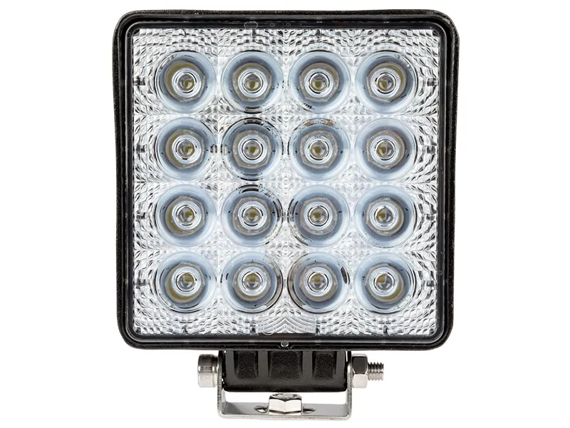 SAE LED Arbetsbelysning 16x3W Flood 2880lm 9-36V med Deutsch-kontakt - Bild 2