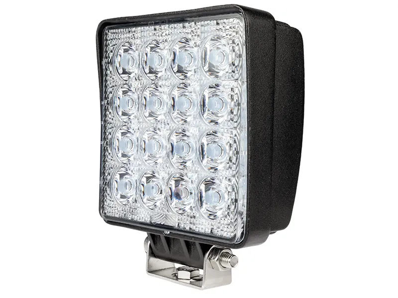 SAE LED Arbetsbelysning 16x3W Flood 2880lm 9-36V med Deutsch-kontakt - Bild 3