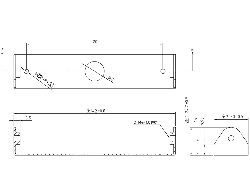 Axixtech Clamp Base Fästklämma för MS6/MS6V Signalljus - Svart Metall - Bild 2