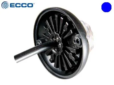 ECCO LED Horisontell Signallampa Blå 10-30V med 21 Blinkmönster - Bild 4