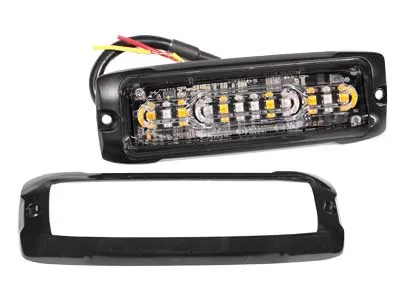 AXIXTECH LED Horizontal Signal Light 12-24V Amber/Blue Stroboskop - Bild 3