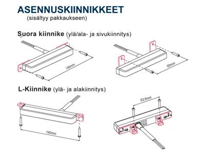AXIXTECH LED Horisontellt Blixtljus Bärnstensgul 6xLED 12-24V - Bild 4