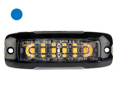 AXIXTECH LED Horisontell Signallampa Blå 12-24V 6xLED Superslim 10mm - Bild 2