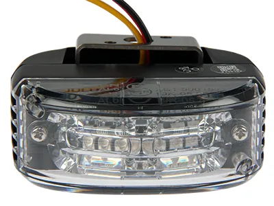 AXIXTECH LED Horisontell Varningsljus Blixtljus Amber 11-30V 16 Blinkmönster - Bild 4