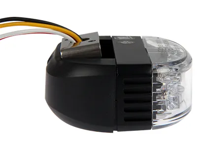 AXIXTECH LED Horisontell Varningsljus Blixtljus Amber 11-30V 16 Blinkmönster - Bild 5