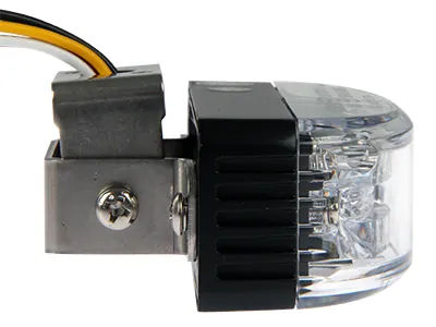 AXIXTECH LED Horisontell Varningsljus Blixtljus Amber 11-30V 16 Blinkmönster - Bild 8