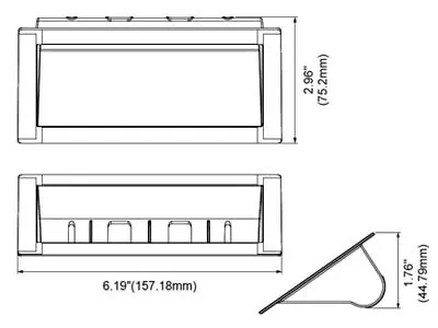 Monteringskit för Vindruta till ES6 Blixtljus med Självhäftande Tejp och Justerbar Vinkel - Bild 3