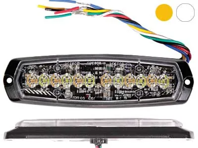 AXIXTECH Stealth Max LED Varningsljus Dual Color 12-24V 28 Blixtringsmönster - Ledextraljus.eu