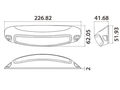 Scene SL209 LED Scenelight 12-24V 1460lm Arbetsbelysning Svart - Bild 4