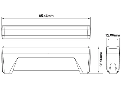 AXIXTECH LED-Stroboskop 6x Amber LED 12-24V 18 Blixmönster - Bild 2