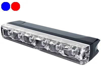 AXIXTECH LED-Lighthead Stroboskop 12-24V Dual-Color 6 LED 28 Mönster - Ledextraljus.eu