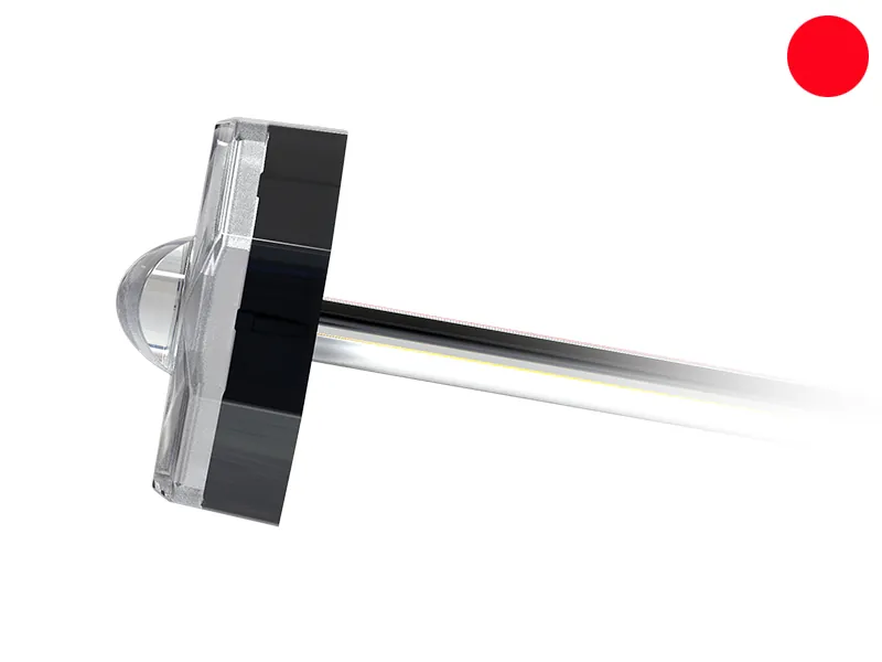 Axixtech Octa-Fit LED-Varningsljus Röd 12/24V 3.2W ECE R65 Class 1 - Bild 3