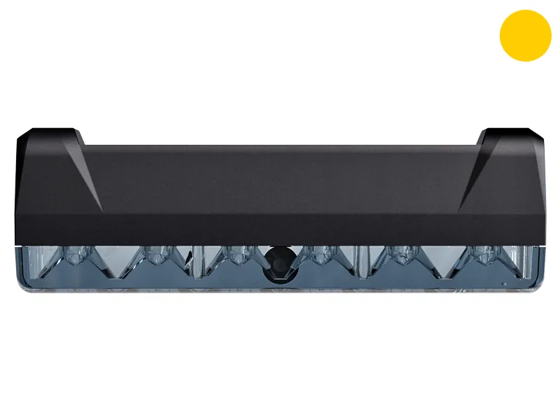 Axixtech Edge Dagger LED-Varningsljus 12-24V Gul Stroboskop - Bild 3