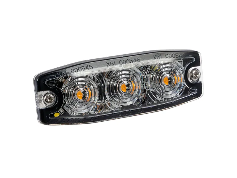 Axixtech LED-blixtljus gult R65, självhäftande, 12-24V - Ledextraljus.eu