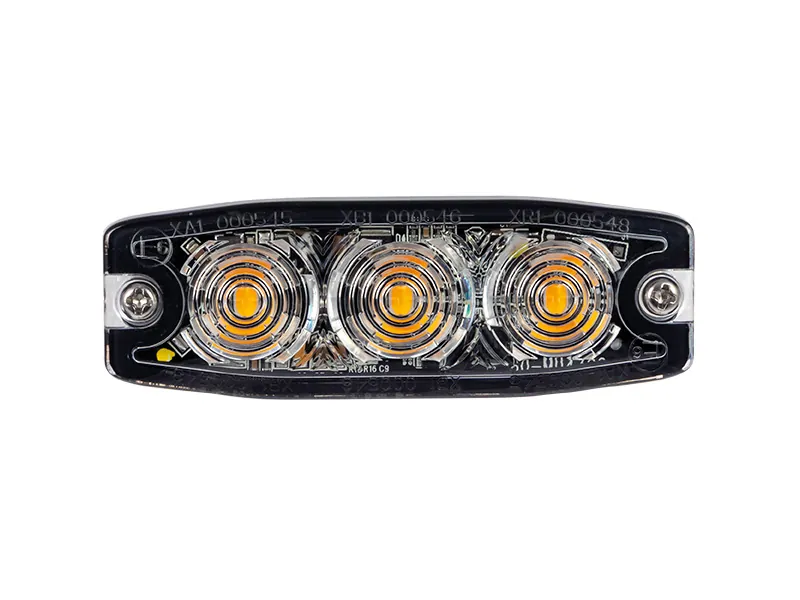 Axixtech LED-blixtljus gult R65, självhäftande, 12-24V - Bild 2