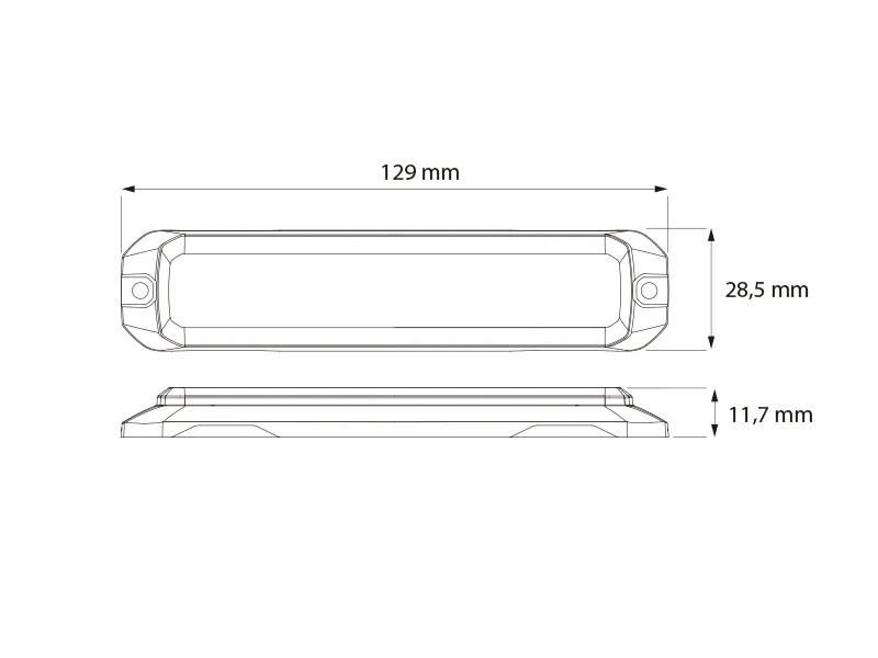 Optibeam Vector Six ICAO/MIL Varningsljus 12V - Militär Standard - Bild 4