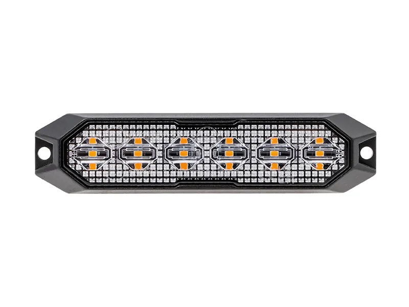 Truck Vision LED Varningsljus 6x3W 12-24V med 15 Blinkmönster - Bild 2