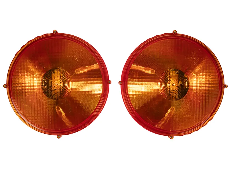 LED Varningsljus Set 12/24V - Två Varningslampor för Fordon och Byggen - Bild 3