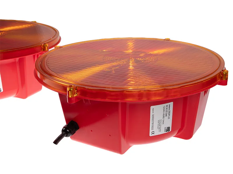 LED Varningsljus Set 12/24V - Två Varningslampor för Fordon och Byggen - Bild 5