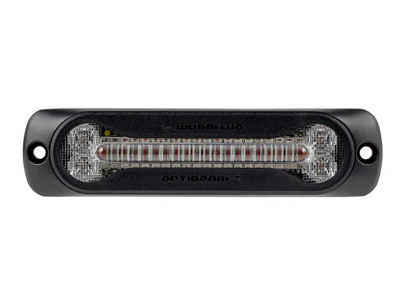 OPTIBEAM Dark Phantom SX6 LED Stroboskop Röd 24 LED 12-24V Horisontell - Bild 2