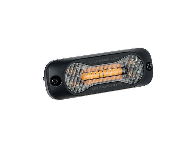 Optibeam Dark Phantom SX3 LED-blixtljus gult, mörk lins, R65 klass 2 - Bild 3