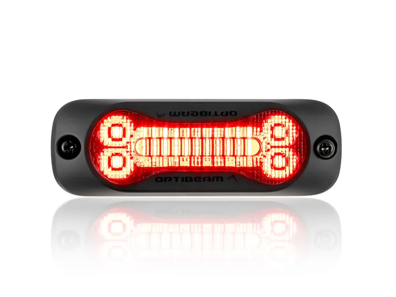 Optibeam Dark Phantom SX3 LED-blixtljus rött, R65 klass 2 - Ledextraljus.eu